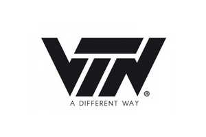 Mustavalkoinen VTN logo