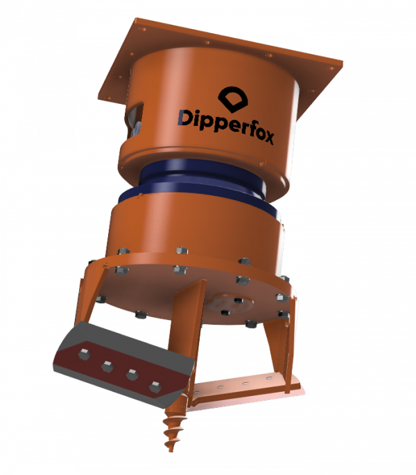 Hydrauliset lisälaitteet Dipperfox-kantojyrsimet Dipperfox 600 kantojyrsin