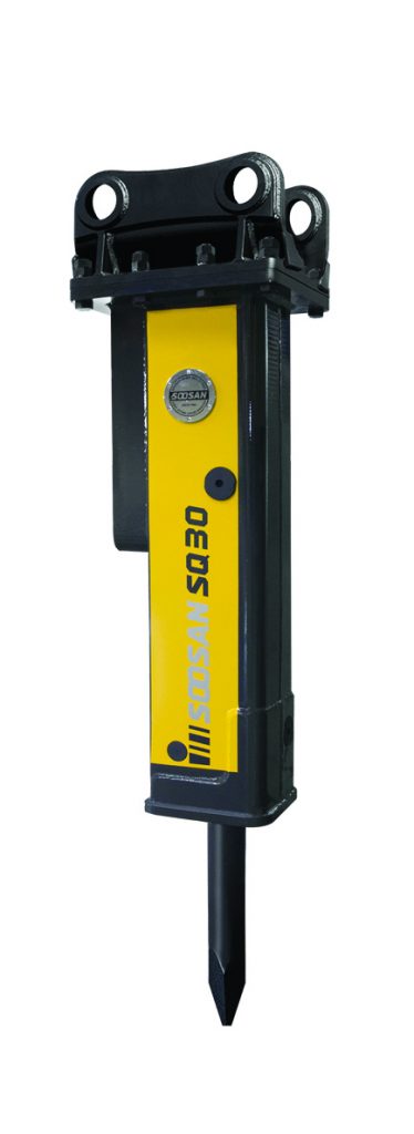  Hydrauliset lisälaitteet Soosan SQ-sarja -hydraulivasarat Soosan SQ30 Iskuvasara