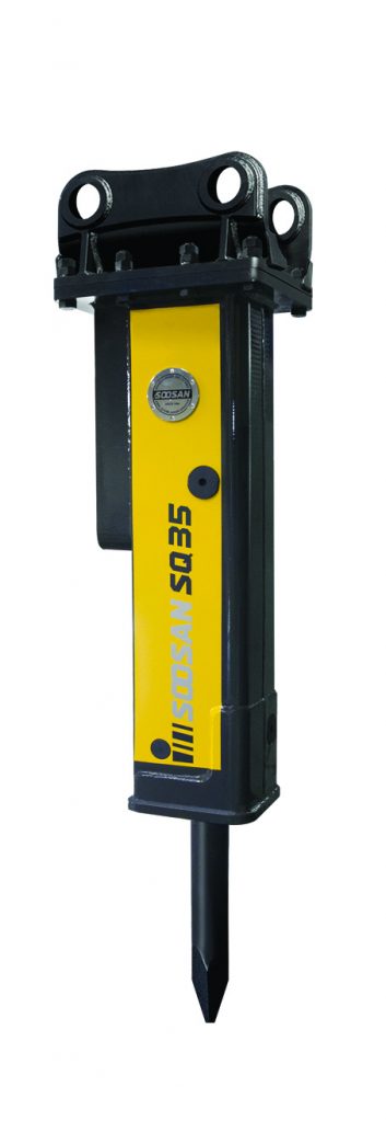  Hydrauliset lisälaitteet Soosan SQ-sarja -hydraulivasarat Soosan SQ35 Iskuvasara