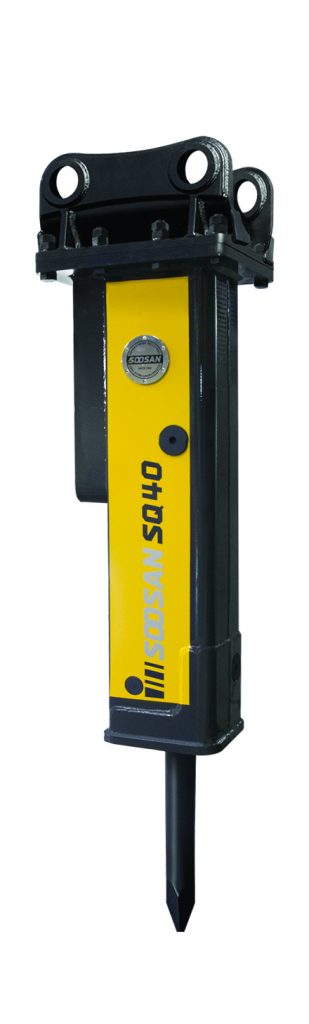  Hydrauliset lisälaitteet Soosan SQ-sarja -hydraulivasarat Soosan SQ40 Iskuvasara