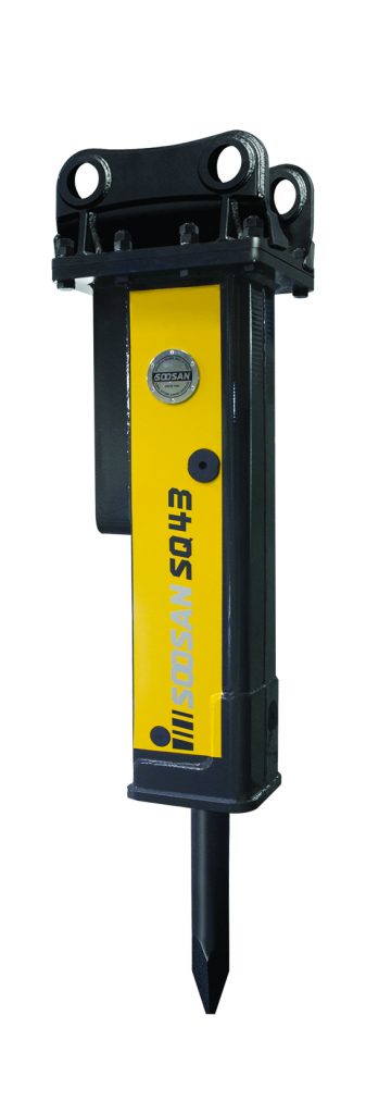  Hydrauliset lisälaitteet Soosan SQ-sarja -hydraulivasarat Soosan SQ43 Iskuvasara