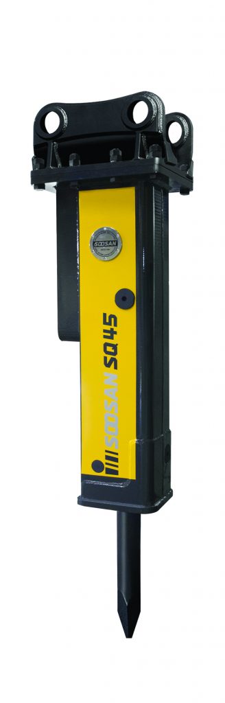  Hydrauliset lisälaitteet Soosan SQ-sarja -hydraulivasarat Soosan SQ45 Iskuvasara