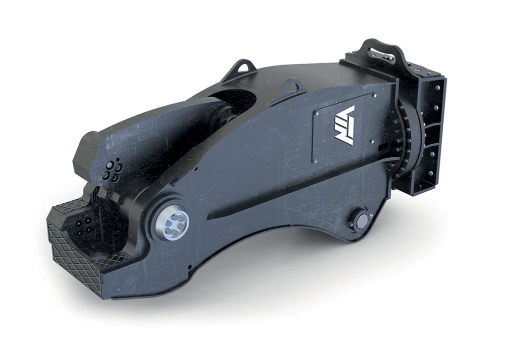  Hydrauliset lisälaitteet VTN purku- ja materiaalinkäsittelylaitteet VTN RP2000 Kiskoleikkuri