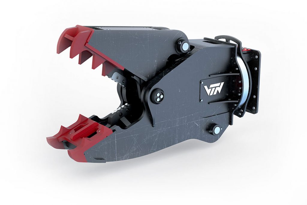  Hydrauliset lisälaitteet VTN purku- ja materiaalinkäsittelylaitteet VTN FP55 pulveroija