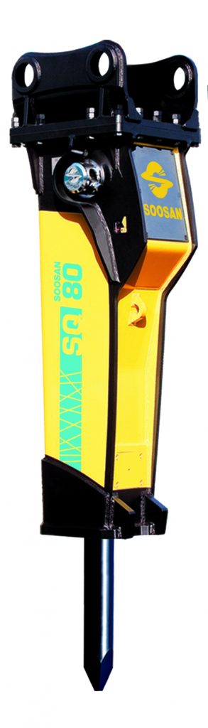  Hydrauliset lisälaitteet Soosan SQ-sarja -hydraulivasarat Soosan SQ80 hydraulivasara