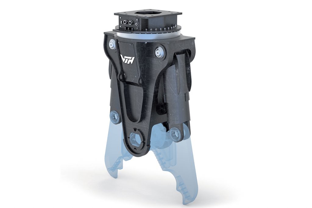  Hydrauliset lisälaitteet VTN purku- ja materiaalinkäsittelylaitteet VTN MT10 monitoimileikkuri runko