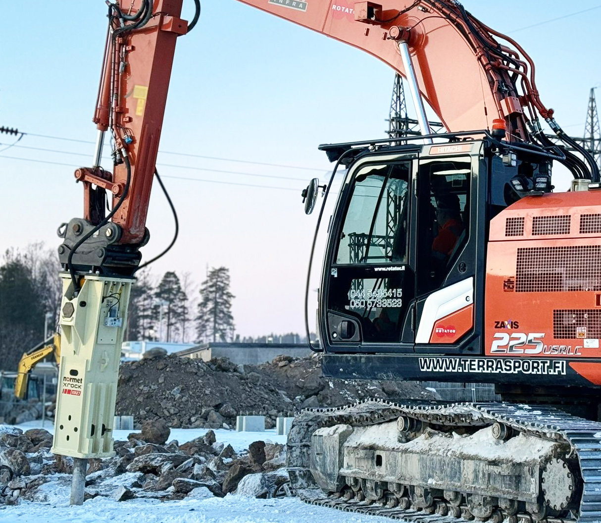 Normet Xrock hydrauliset iskuvasarat