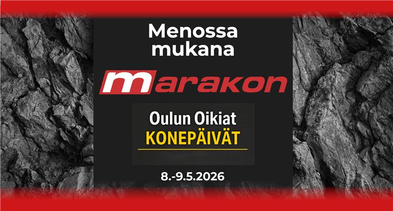 Marakon menossa mukana Oulun OIkiat Konepäivät